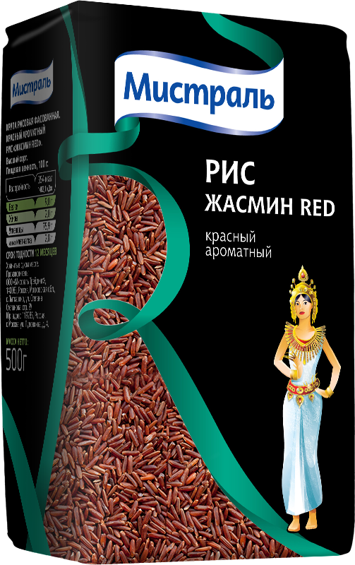 Рис Мистраль Жасмин Red, 500 г.